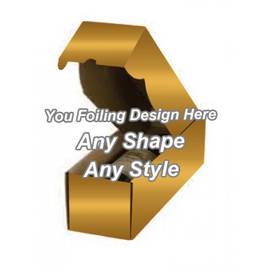 Golden Foiling - Bottles Packaging Boxes