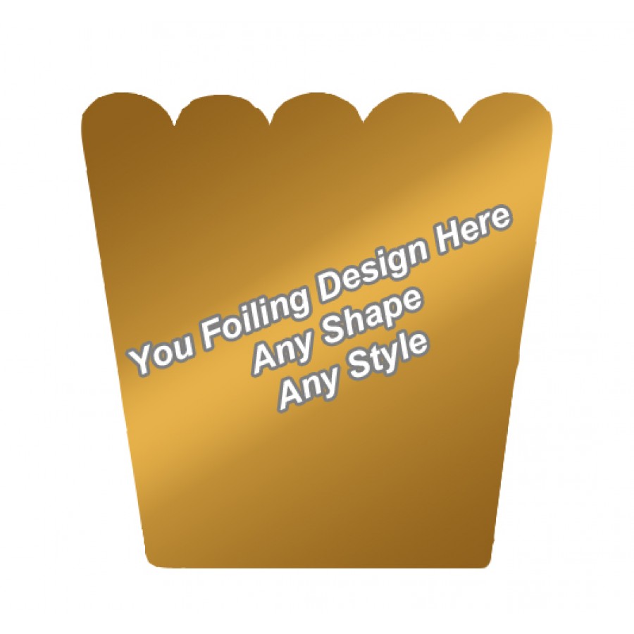 Golden Foiling - Pop Corn Boxes