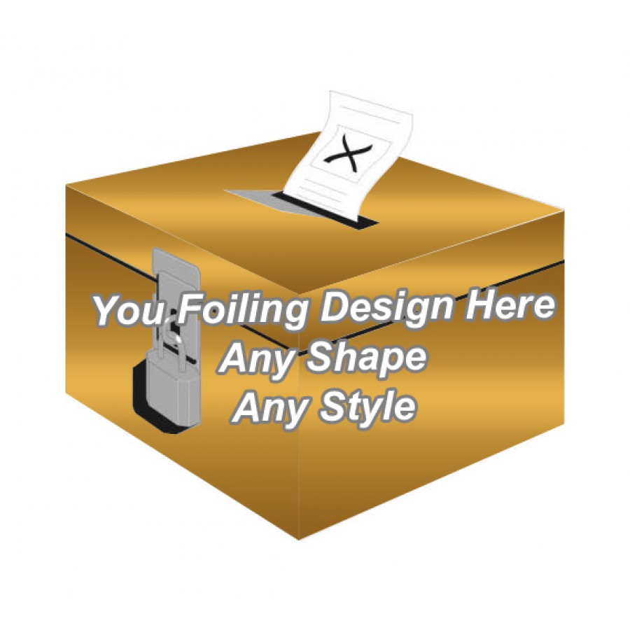 Golden Foiling - Ballot Boxes