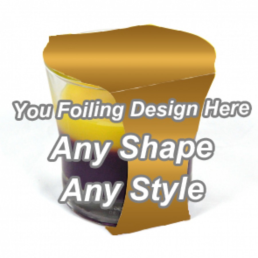 Golden Foiling - Cup Jar Sleeve Packaging