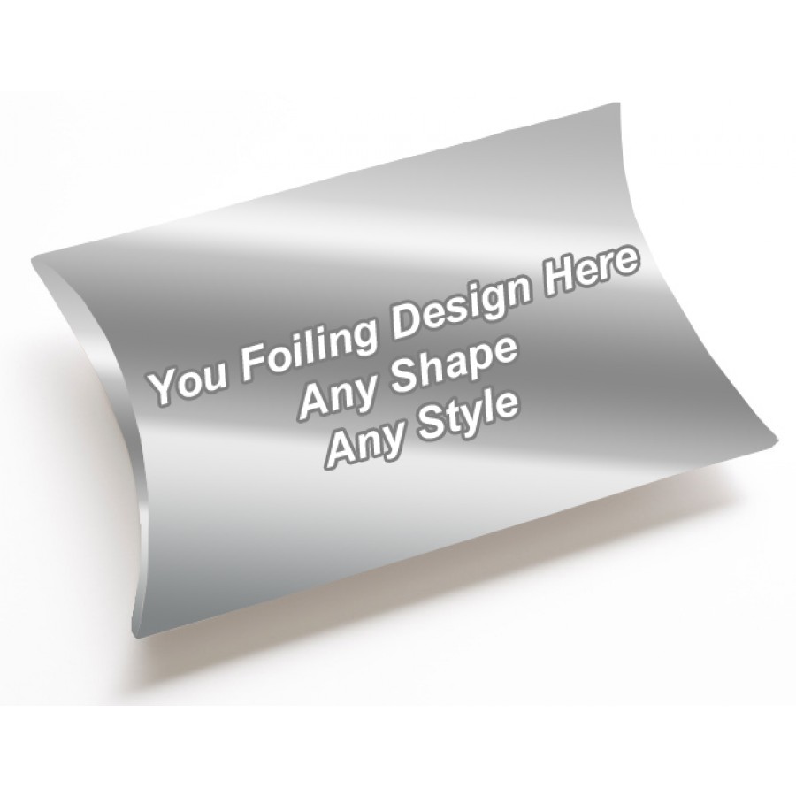 Silver Foiling - Pillow Style Packaging Boxes