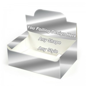 Silver Foiling - Auto Bottom Display Lid Boxes
