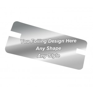 Silver Foiling - Backing card printing
