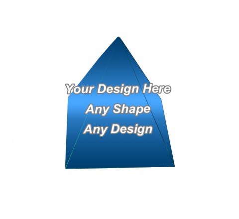 Gloss Laminated - Pyramid Shape Boxes