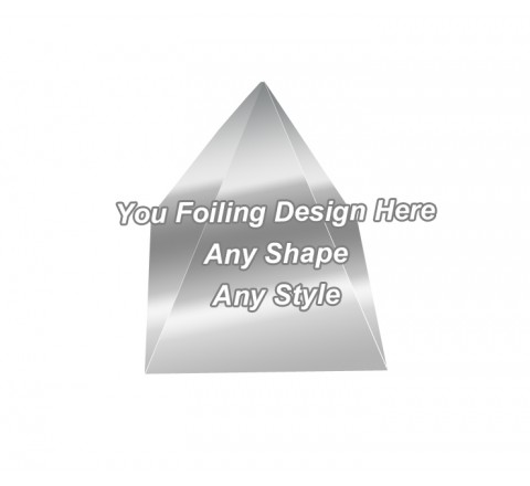 Silver Foiling - Pyramid Shape Boxes