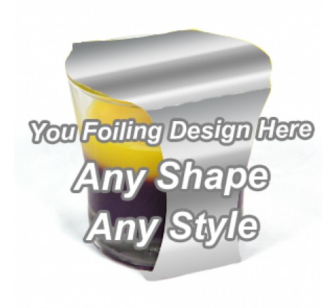 Silver Foiling - Cup Jar Sleeve Packaging